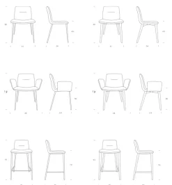 Tonin Casa Scopri la sedia Alexia di con uno sconto imperdibile!- Sedie