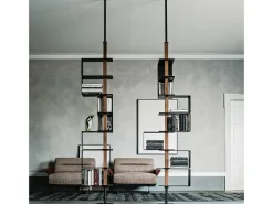 Cattelan Italia Scopri Tokyo: libreria in metallo in offerta outlet- Librerie