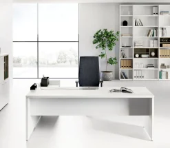 Clearance Scrivania direzionale Direzionale delta e poltrona in legno in Offerta Outlet Arredo Ufficio