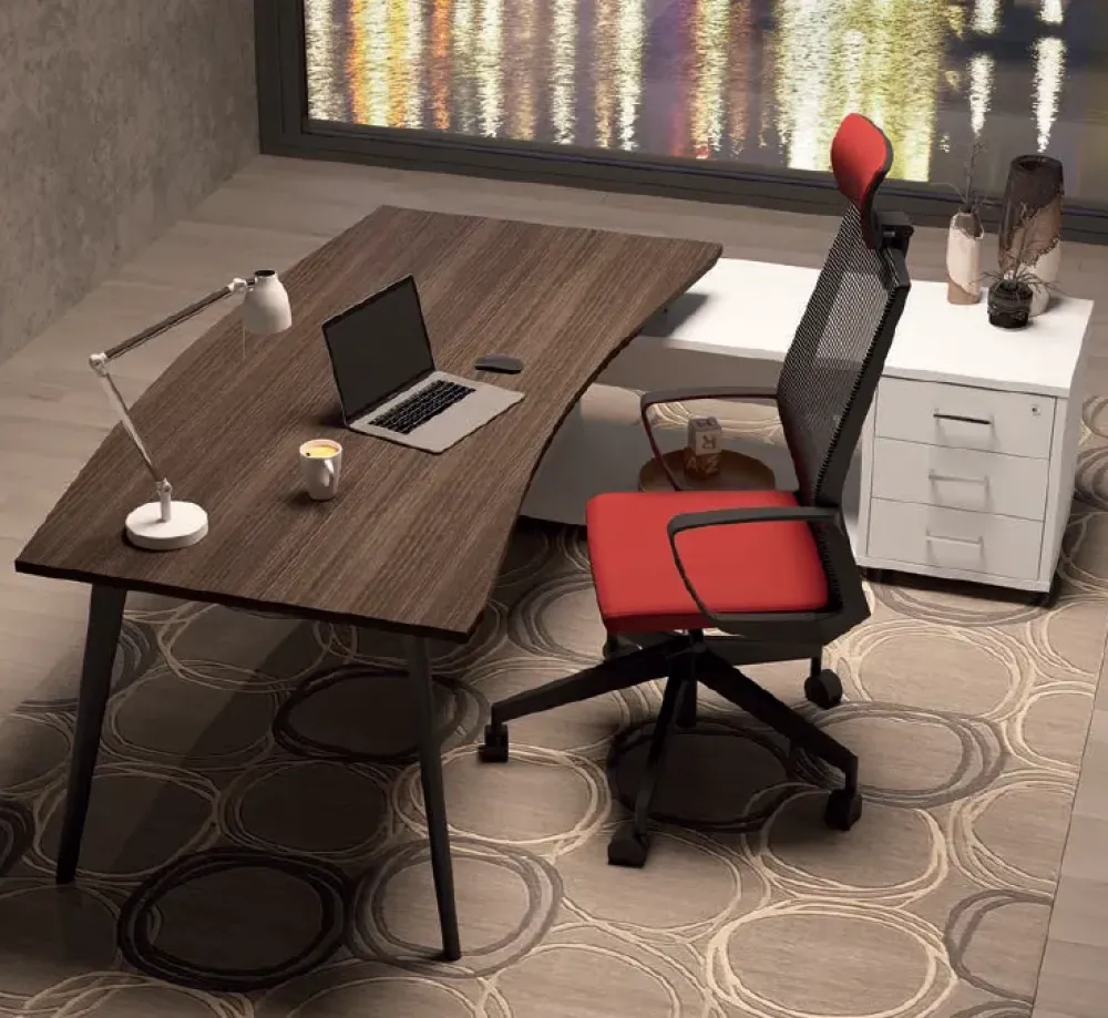 Sale Scrivania direzionale in legno Ufficio completo rhea a marchio a prezzi convenienti Arredo Ufficio