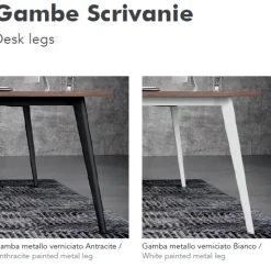 Sale Scrivania direzionale in legno Ufficio completo rhea a marchio a prezzi convenienti Arredo Ufficio