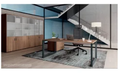 New Scrivania direzionale in legno E ufficio completo stratos plus  a marchio con forte sconto Arredo Ufficio