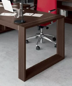 Flycom Scrivania direzionale in legno Direzionale forma e mobile boiserie a prezzi outlet- Arredo Ufficio