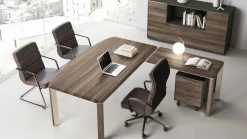 Scrivania direzionale in legno Direzionale iulio a marchio a prezzi convenienti^Las Mobili New