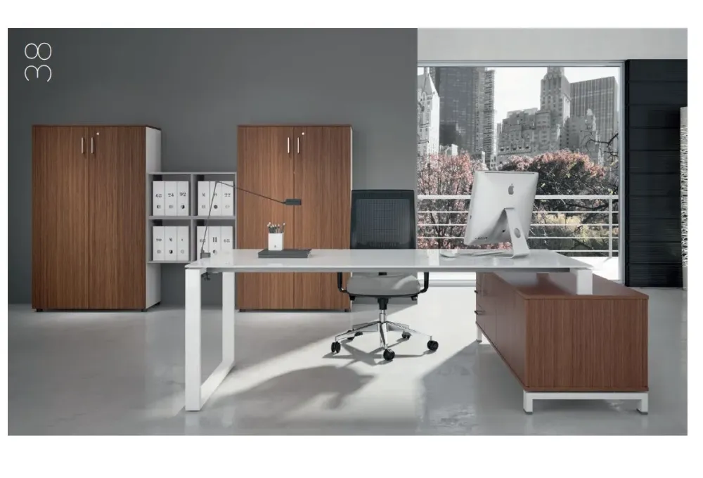 Scrivania direzionale modello Ufficio completo stratos in OFFERTA OUTLET^Flycom Clearance