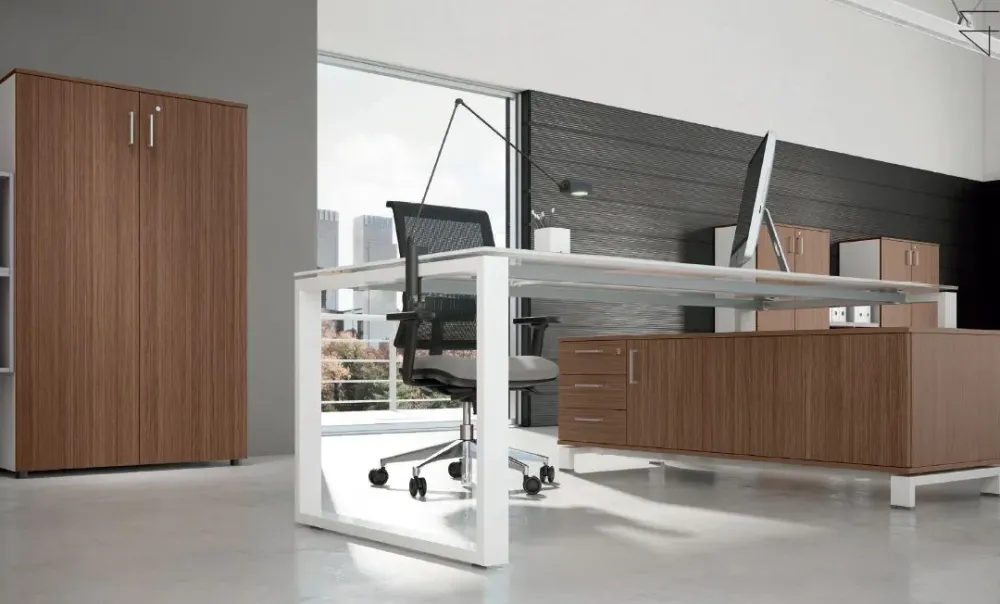 Scrivania direzionale modello Ufficio completo stratos in OFFERTA OUTLET^Flycom Clearance