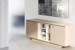 Las Mobili Scrivania direzionale modello Delta - composizione ufficio completo in legno ad un prezzo speciale- Arredo Ufficio