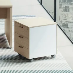 Las Mobili Scrivania direzionale modello Delta - composizione ufficio completo in legno ad un prezzo speciale- Arredo Ufficio