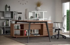 Scrivania direzionale modello Rhea direzionale con mobili e sedia in legno ad un prezzo davvero conveniente Arredo Ufficio