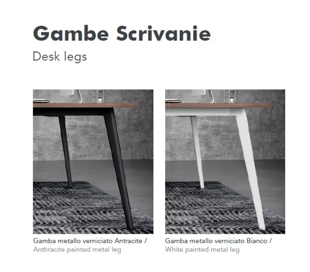 Scrivania direzionale modello Rhea direzionale con mobili e sedia in legno ad un prezzo davvero conveniente Arredo Ufficio