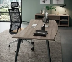 New Scrivania direzionale modello Postazione ufficio completo rhea in legno ad un prezzo speciale Arredo Ufficio