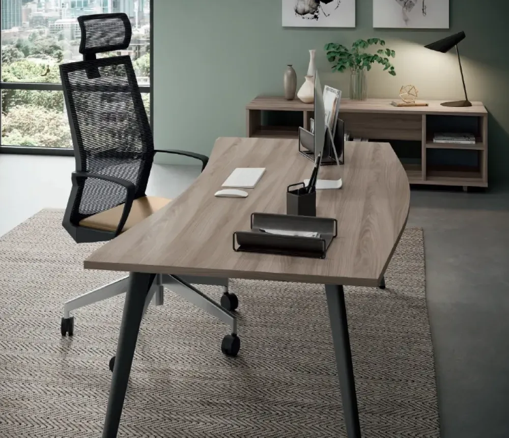 New Scrivania direzionale modello Postazione ufficio completo rhea in legno ad un prezzo speciale Arredo Ufficio