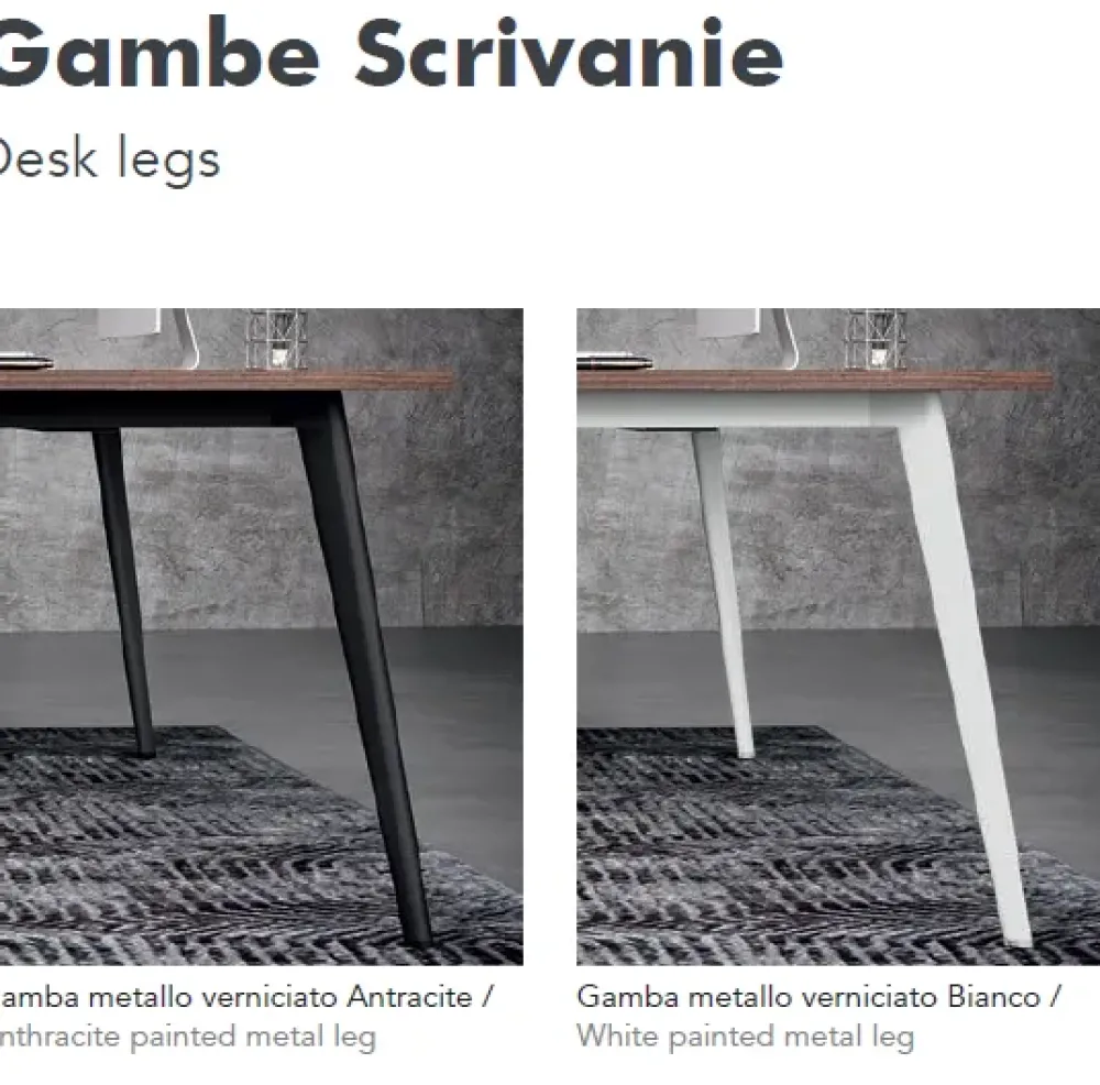 New Scrivania direzionale modello Postazione ufficio completo rhea in legno ad un prezzo speciale Arredo Ufficio