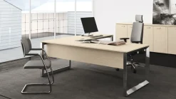 Discount Scrivania direzionale 5th element in legno in Offerta Outlet Arredo Ufficio