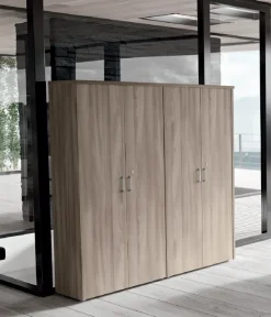 Hot Scrivania direzionale Ufficio completo  in legno a prezzo Outlet Arredo Ufficio