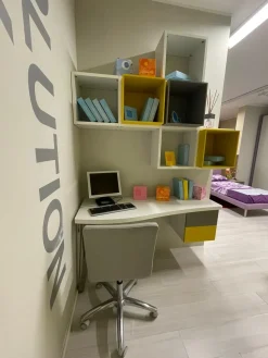 Moretti Compact Camerette Scrivania modello Bianca Moretti compact in OFFERTA OUTLET- Arredo Ufficio