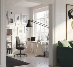 Las Mobili Scrivania operativa in legno Las postazione home office paolo  a marchio a prezzi outlet- Arredo Ufficio