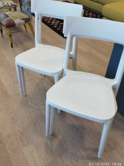 Discount Sedia Bianca di in OFFERTA OUTLET -50% Sedie