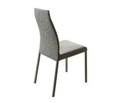 Sedia Blitz plus da soggiorno realizzata in ecopelle scontata del 45%^Ozzio Discount