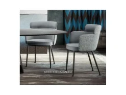 Ambianceitalia Sedia Bow * da soggiorno realizzata in tessuto scontata del 35%- Sedie