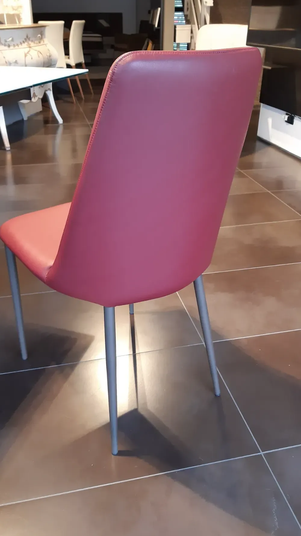 Sedia Branch da soggiorno realizzata in pelle scontata del 40%^Zamagna Online