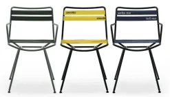 Sale Sedia con braccioli Dan poltrona nera di a prezzo Outlet Sedie