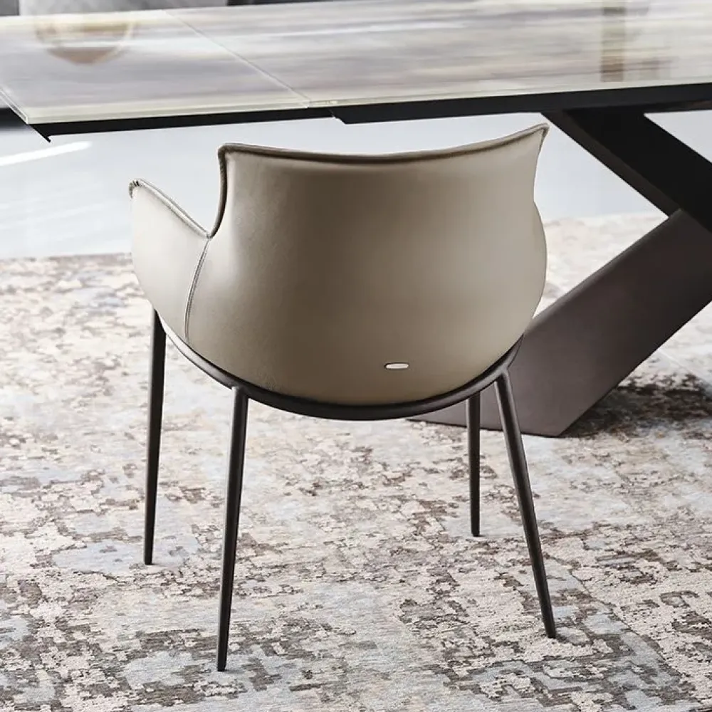 Outlet Sedia con braccioli Rhonda a prezzo Outlet Sedie