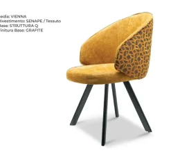 Abitare Interior Sedia con braccioli Vienna di a prezzo scontato- Sedie