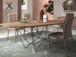 Sedia con schienale alto Luxy a prezzo Outlet^Ozzio Clearance