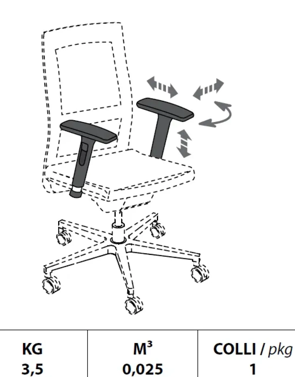 Discount Sedia con schienale alto Hello di in Offerta Outlet Sedie