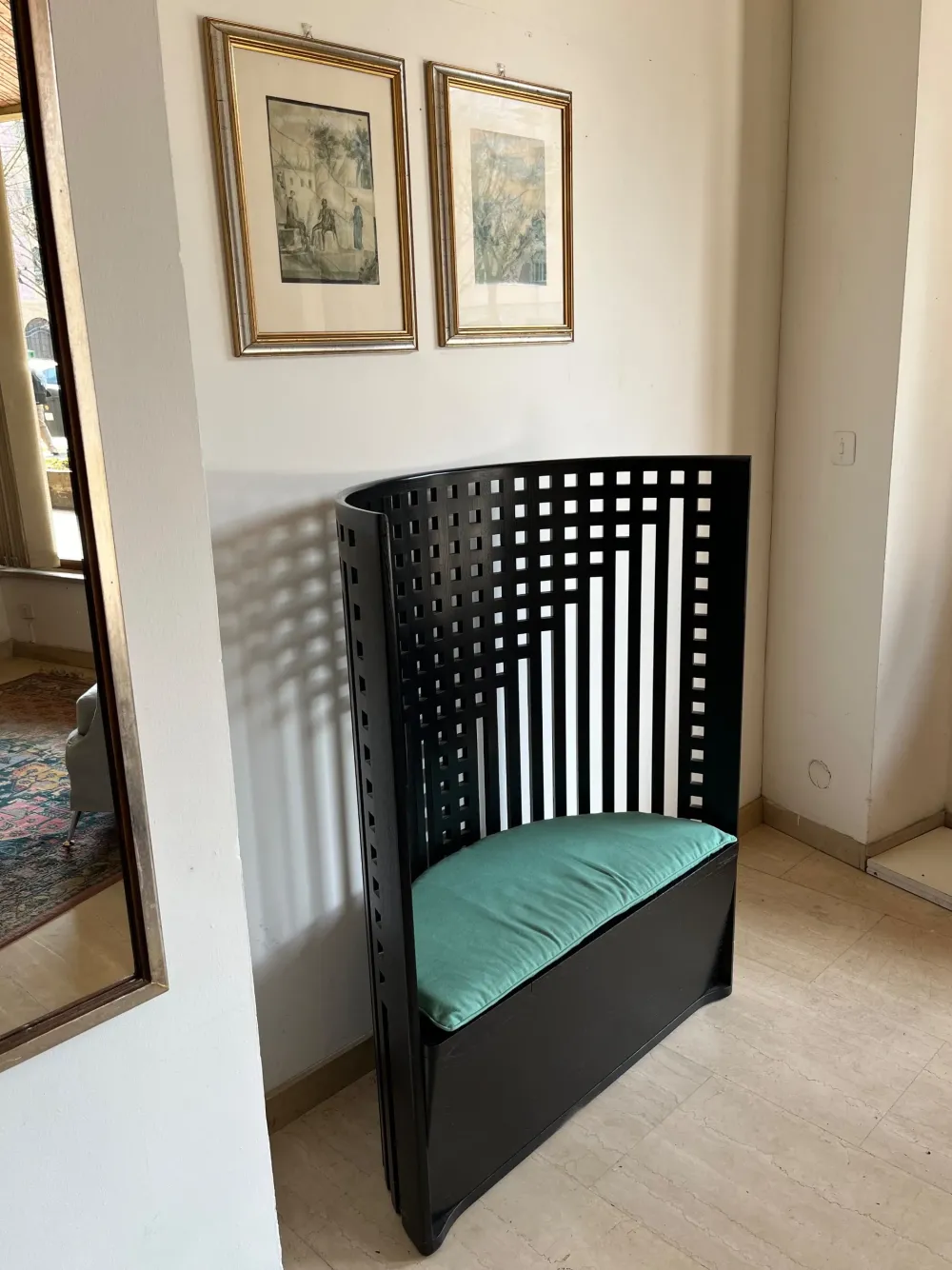 Alivar Sedia con schienale alto 825 di in Offerta Outlet- Sedie