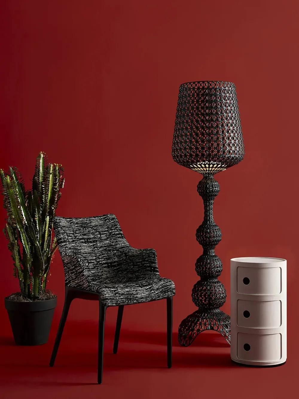 Sedia con schienale basso Eleganza nia di a prezzo Outlet^Kartell Discount