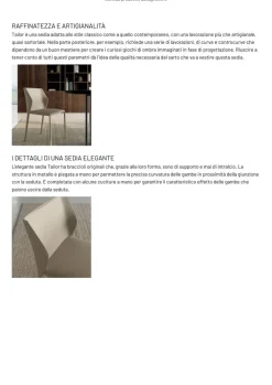 Outlet Sedia con schienale medio Tailor * di a prezzo Outlet Sedie