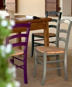 9010 Sedia con schienale medio Paesana di a prezzo scontato- Sedie