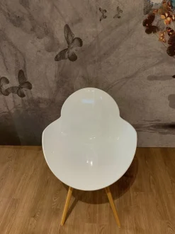 Infiniti Sedia Cookie wooden legs SCONTATA a PREZZI OUTLET- Sedie