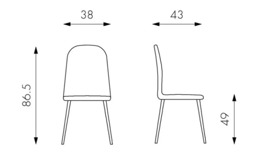 Stones Sedia da cucina Annalisa in Offerta Outlet- Sedie