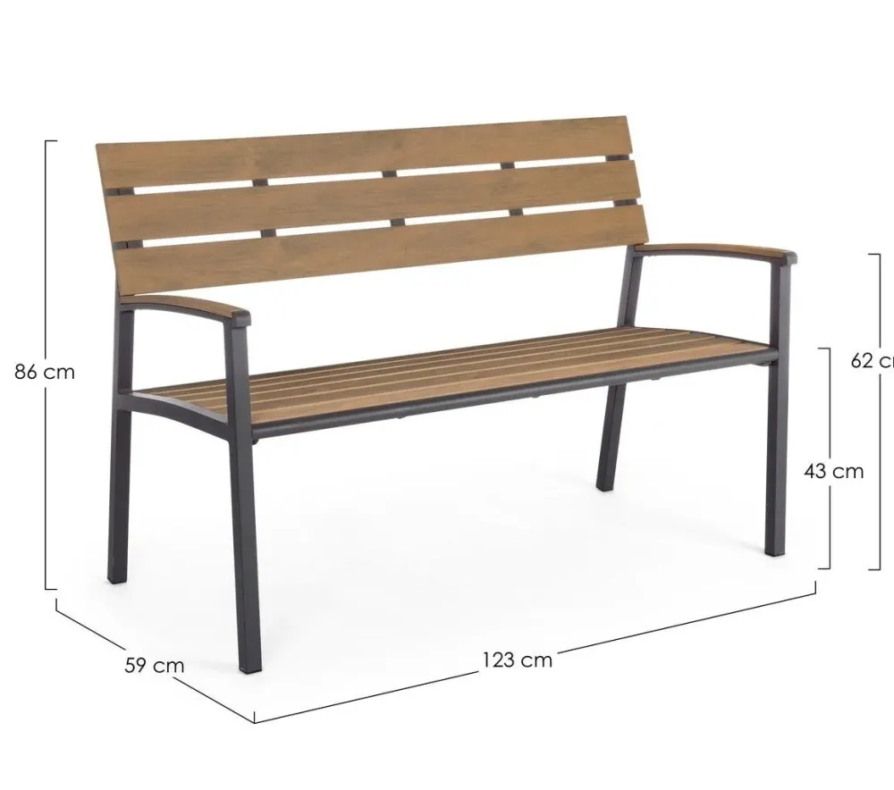 Sedia da giardino Panchina isak a prezzi outlet Sedie Da Giardino