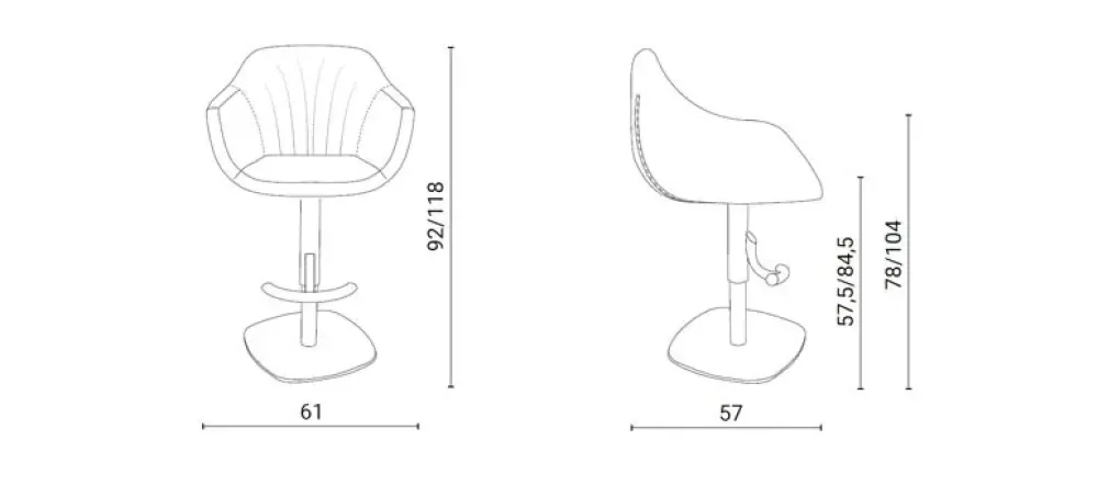 Ozzio Sedia da soggiorno Boris in Offerta Outlet- Sedie