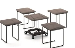 Ozzio Sedia da soggiorno Cubix in Offerta Outlet- Sedie