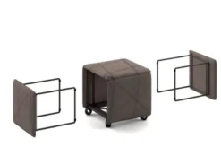 Ozzio Sedia da soggiorno Cubix in Offerta Outlet- Sedie