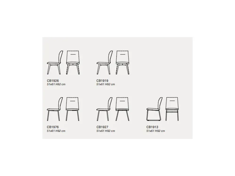 Sedia da soggiorno Maya in Offerta Outlet^Connubia Best