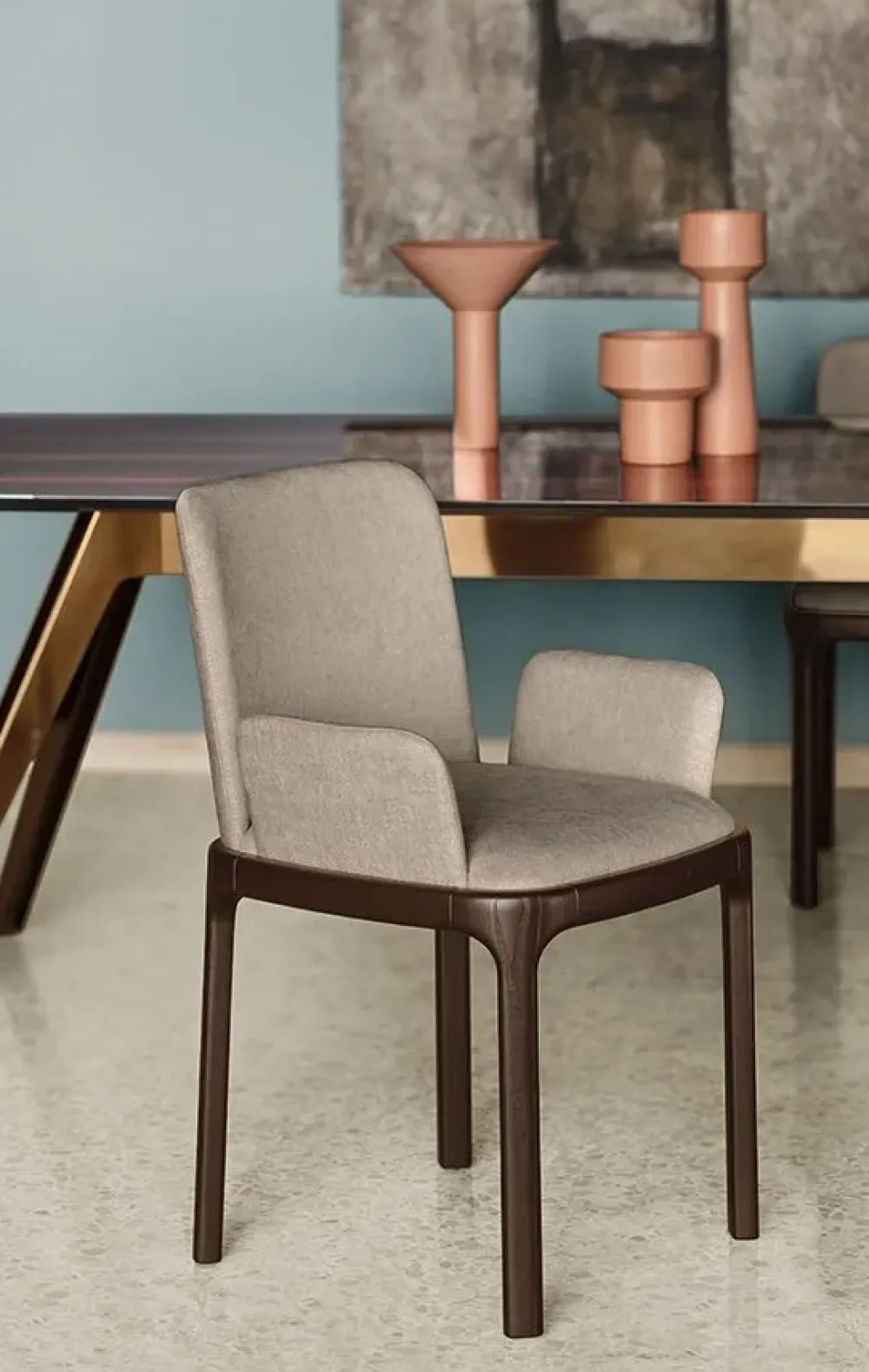 Pianca Sedia da soggiorno realizzata in legno Inari di- Sedie