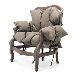 Sedia da soggiorno realizzata in legno 7 pillows di^Mogg Best
