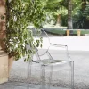 Kartell Sedia da soggiorno realizzata in plastica Louis ghost di- Sedie