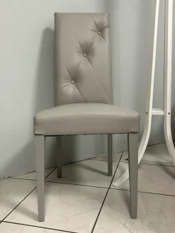 Sedia da soggiorno realizzata in ecopelle Bellinzona di^Target Point Discount