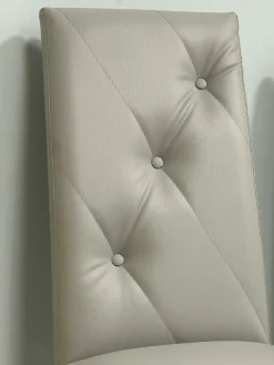 Sedia da soggiorno realizzata in ecopelle Bellinzona di^Target Point Discount