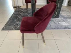 Sedia da soggiorno realizzata in tessuto Diana.f di^Colico Best