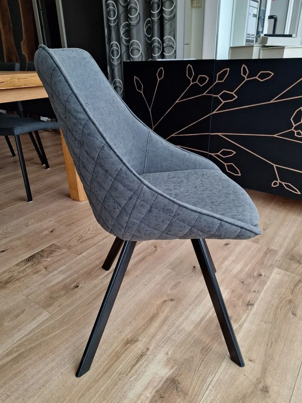 Target Point Sedia da soggiorno realizzata in ecopelle Bilbao di- Sedie