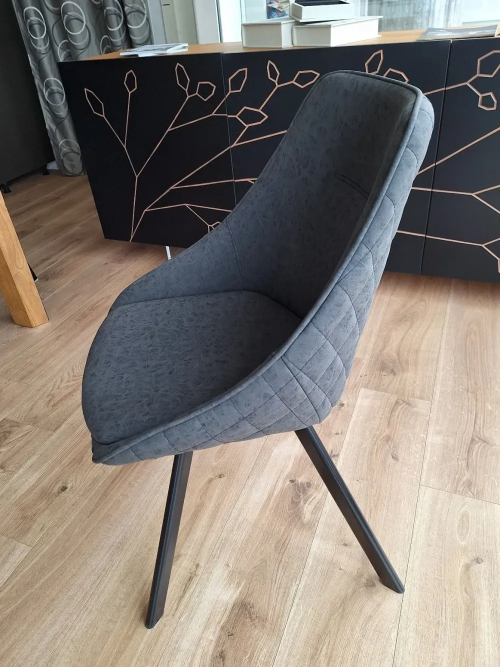 Target Point Sedia da soggiorno realizzata in ecopelle Bilbao di- Sedie