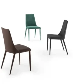 Sedia da soggiorno realizzata in tessuto Ely di^Easyline Online